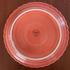 FIESTA Pie Plate Deep Dish Baker in Persimmon- Retired color!
